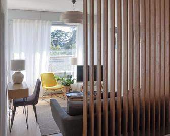 Aurora Suite à Champel avec terrasse - Genebra - Sala de estar