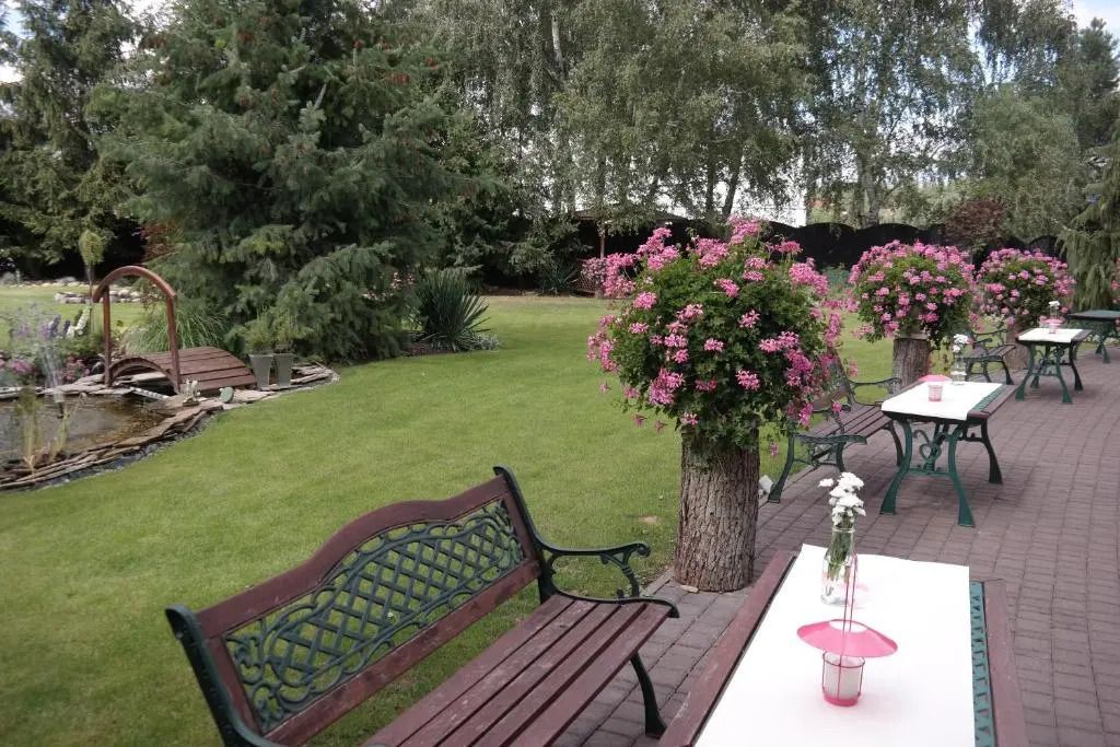 Hotel Astra Tajemniczy Ogród - بوزنان - شرفة مرصوفة