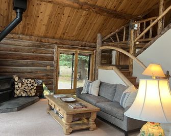 Stanley Mountain Cabin with Views - Stanley - Living room