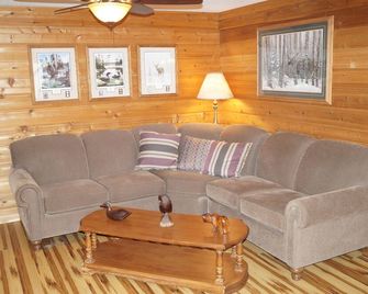 Beautiful Secluded Northwoods Retreat Cabin - Solon Springs - Living room