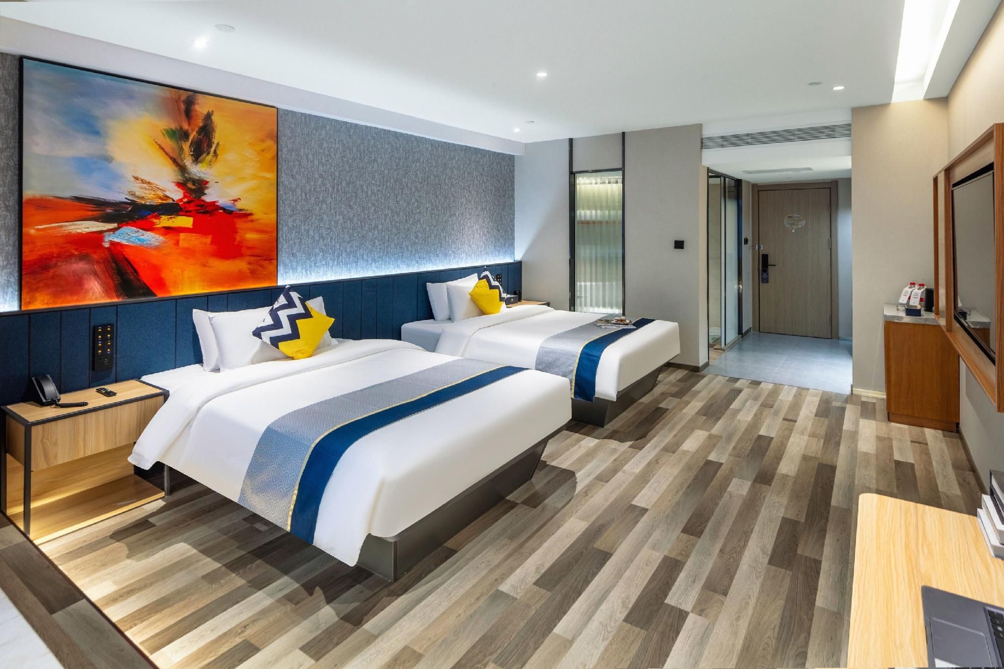 Taiyuan Wangfujing Maoye World Wanxin International Hotel - Taiyuan - Makuuhuone