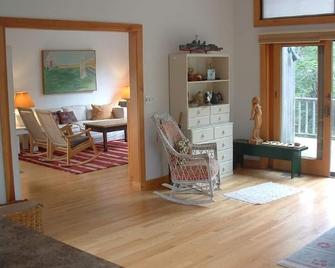 Beautiful Multi-Level Contemporary Home in Secluded Location - Truro - Living room