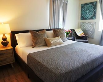 New Construction Sun Splashed 2b King Bed W/Pool By Lax, Beaches, Disneyland. - Carson - Bedroom