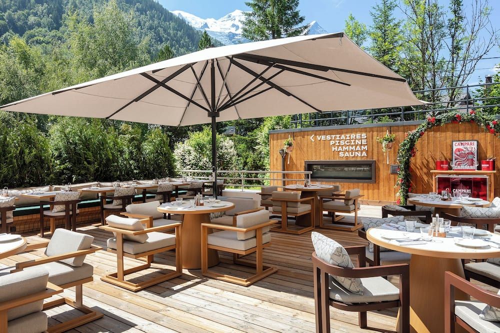 Hôtel Les Aiglons Chamonix - שאמוני מון-בלאן - מסעדה