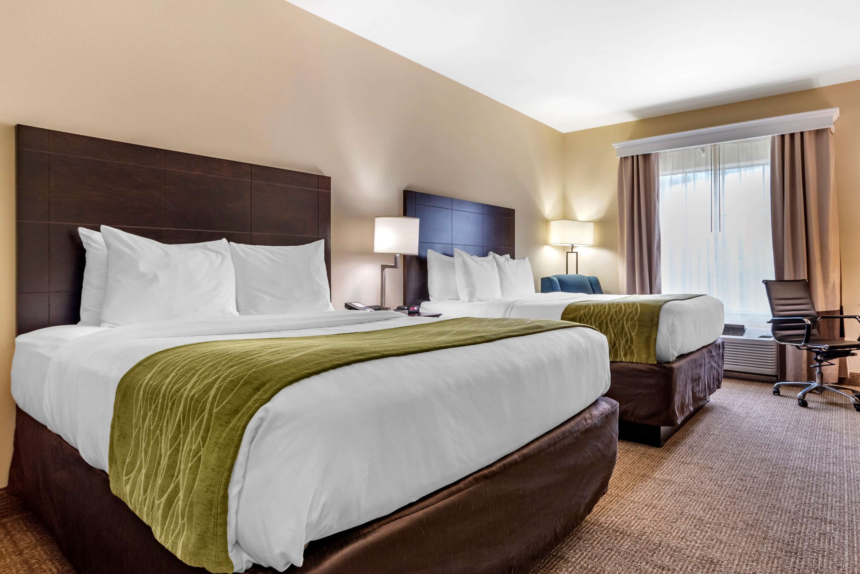 Bedroom view of Comfort Inn and Suites Scott-West Lafayette