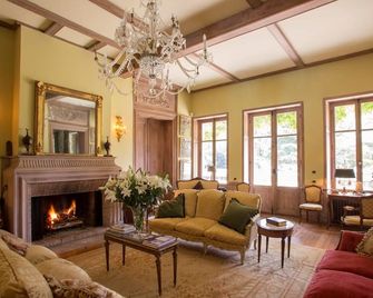 Magnificent Château, Swimming pool, Tennis court, Park, for 26 people - Puymirol - Wohnzimmer