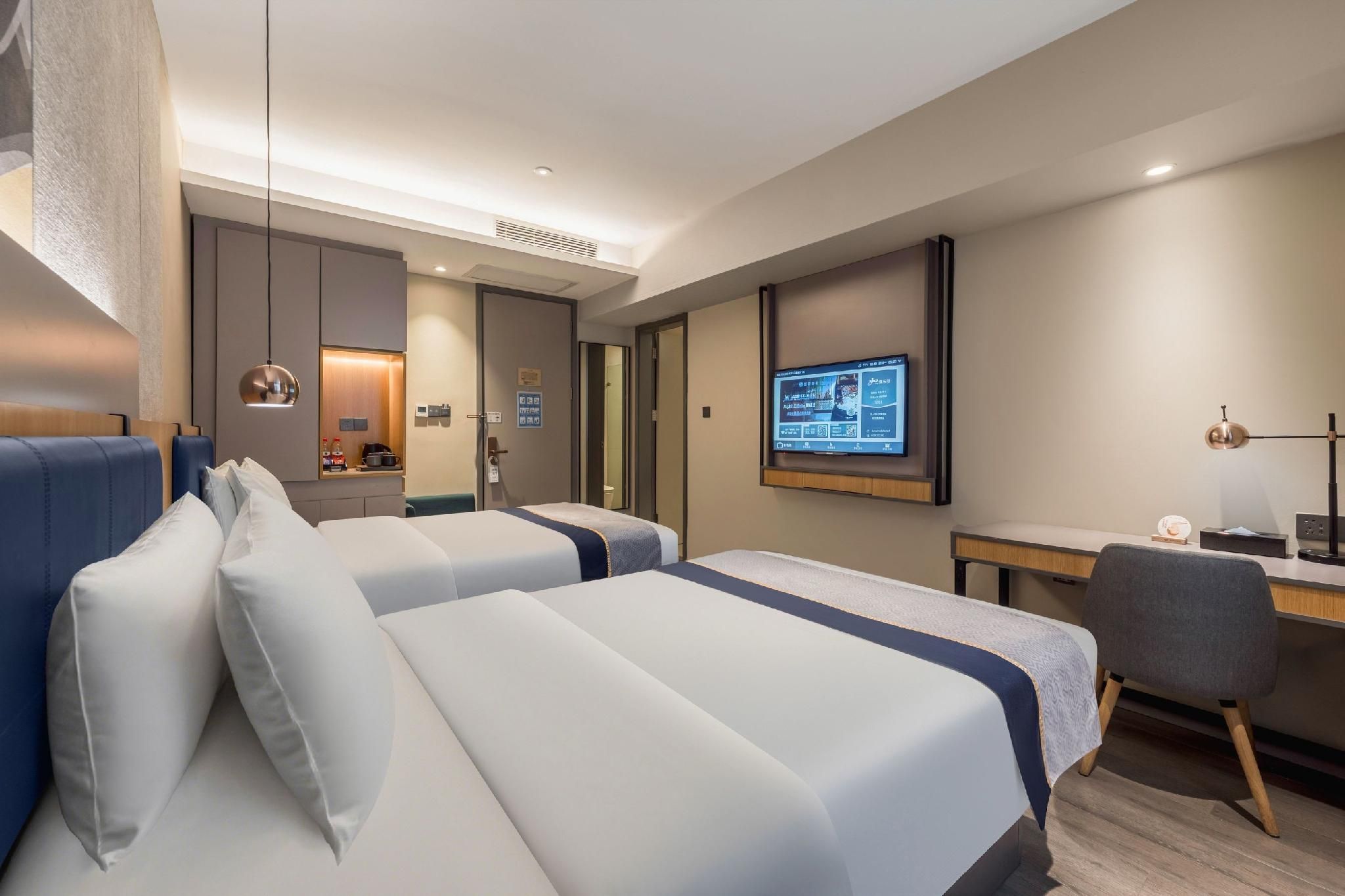 Home Inn Style Golden Nanjing Confucius Temple Tongjimen - نانجينغ - غرفة نوم