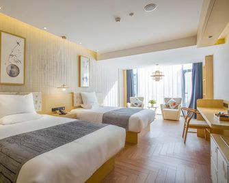 Jianguo Hidden Hotel Yangzhou Slender West Lake Wenchang Pavilion - Yangzhou - Bedroom