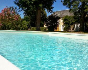 Impressive Old Stone House, between Bergerac and Sarlat - Mouzens - Piscina