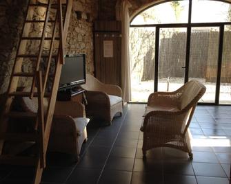 Charming And Character Cottage In Drôme Provençale - Marsanne - Sala de estar