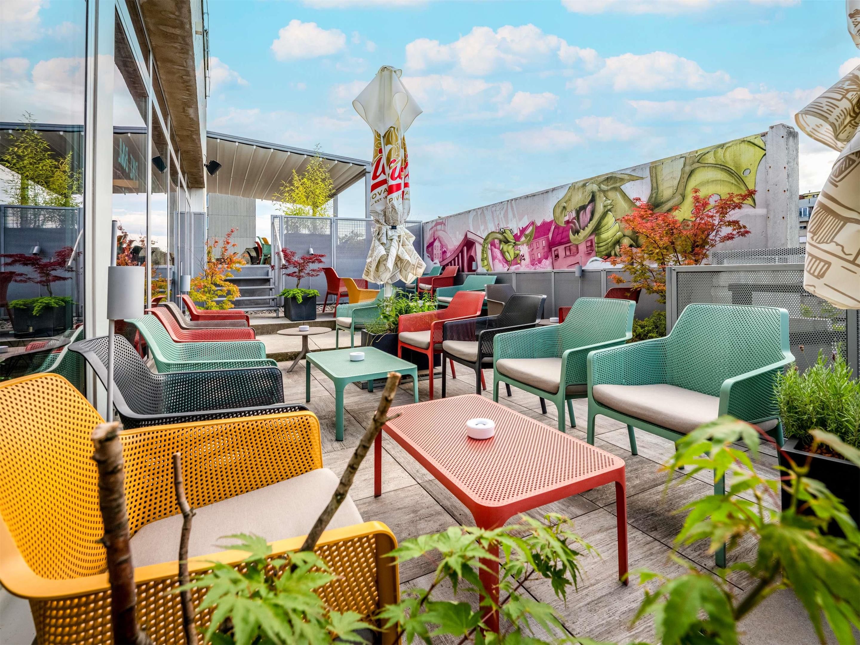 إيبيس ستايلز لجوبلجانا ذا فوتزي لوج - لجوبلجانا - شرفة مرصوفة