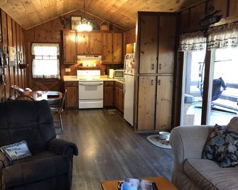 Cozy cabin nestled in woods and close to Downtown Blue Ridge! - Blue Ridge - Sala de estar