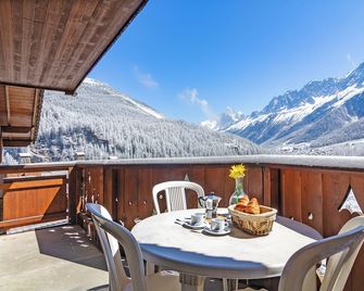 Appartement Bellachat 10 ski in-ski out - Happy Rentals - Les Houches - Balcony