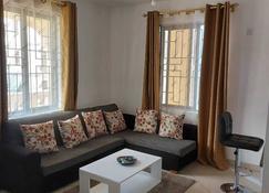 Lux suites 1 Bedroom Startup Apartments Nyali - Mombasa - Living room