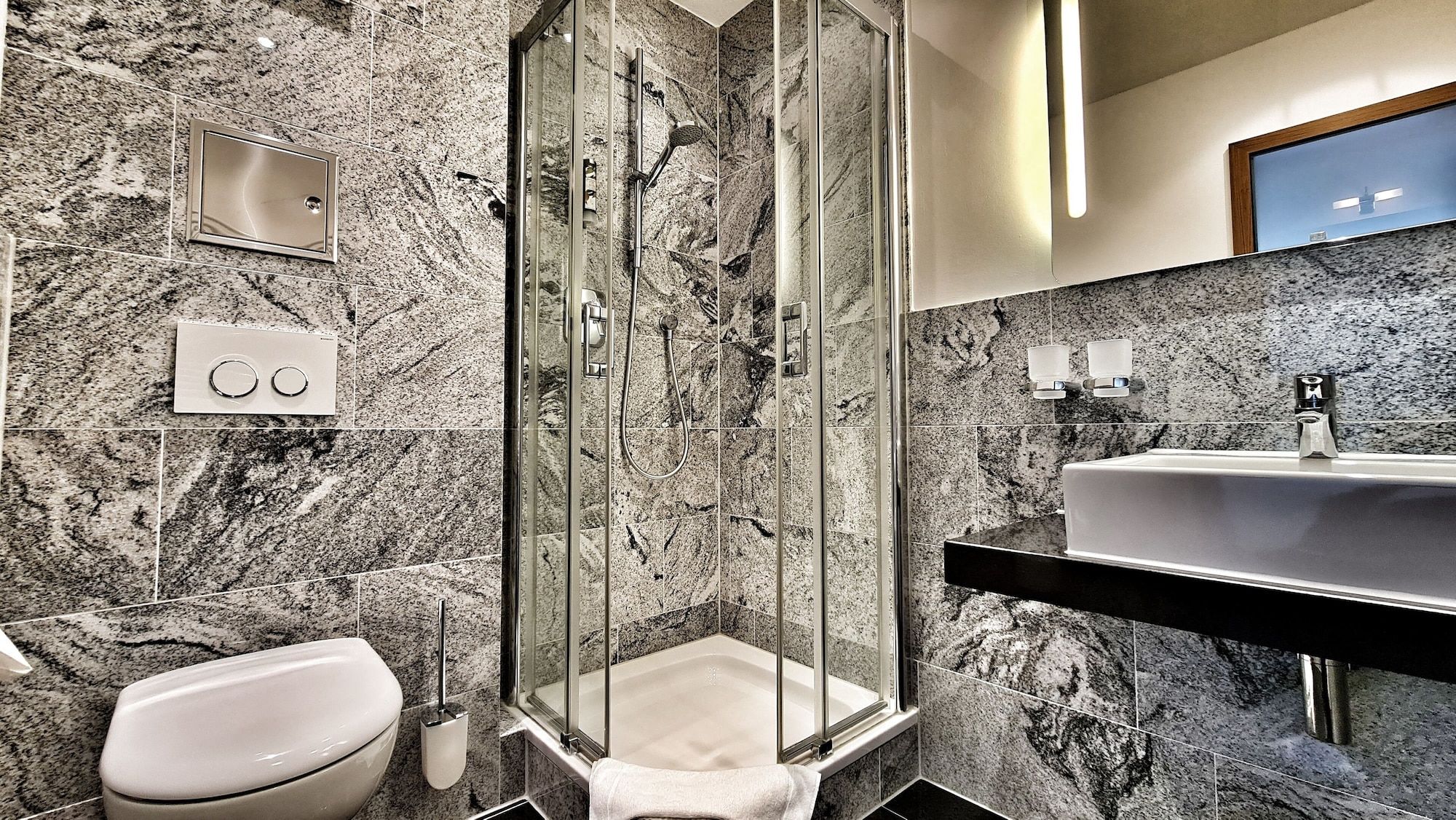 Hotel Restaurant Felix - Bensheim - Baño