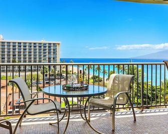 Ocean View steps from beach, dining, shopping 857 - Kaanapali - Balcony