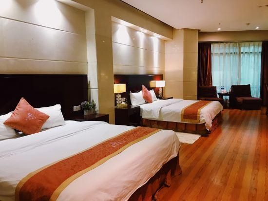 Grand Villa hotel - גואנגג'ואו - חדר שינה