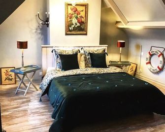 La Cour Sainte Catherine demeure de charme - הונפלואור - חדר שינה