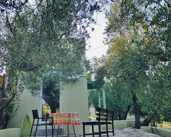 Gästehaus Inmitten Schönem Olivenhain - Vatopedi - Patio