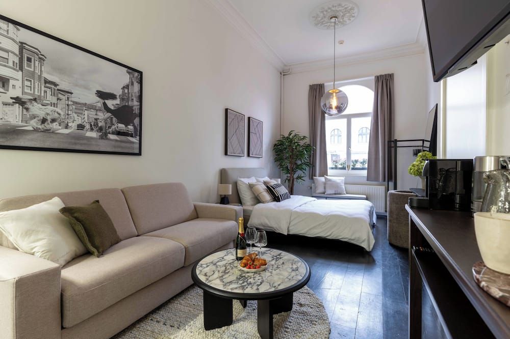 Antwerp Museum Suites Guesthouse - אנטוורפן - סלון