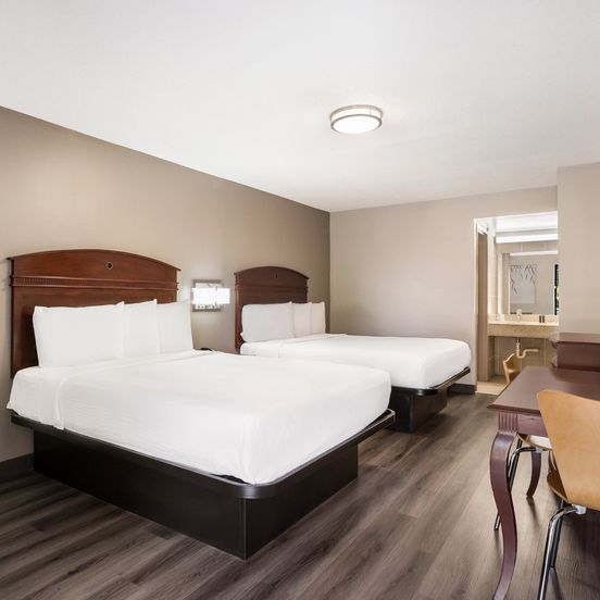 Bedroom view of Red Carpet Inn Edison