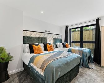 Stylish Abode in Leeds - Games Room - Parking - Leeds - Sypialnia