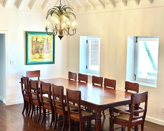 The Mount Villa at Palm Garden Nevis - Jessup's Village - Sala de jantar