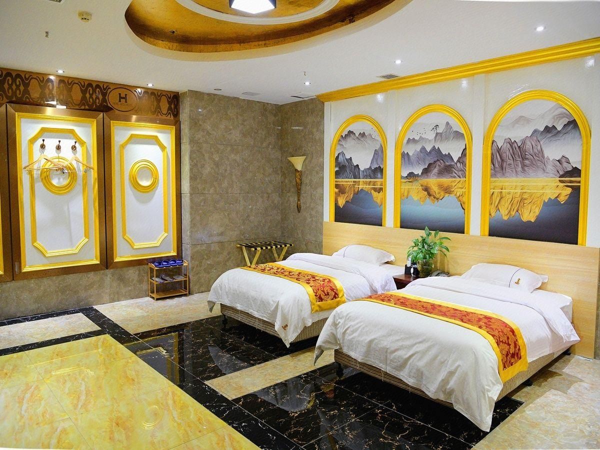 Fuqing Honghan Grand Hotel (West Railway Station Shizhu Mountain Scenic Area) - פוז'ו - חדר שינה