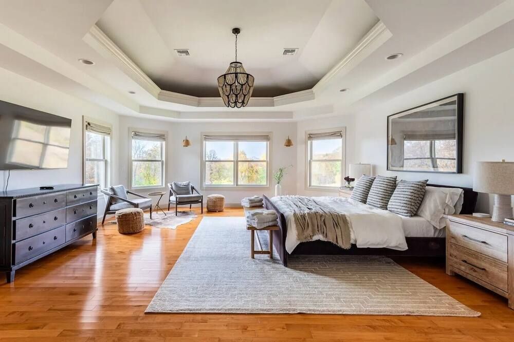 Rhinebrook Estate 8 Bed 11 Bath Sleeps 20 - هايد بارك - غرفة نوم