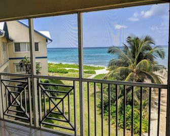 Beachfront Bliss @ Rum & Kai! Top Floor Rum Point water views - 7th Night Free - North Side - Balcony