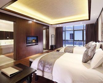 Hangzhou Landison Tangqi Resort - האנגג'ואו - חדר שינה