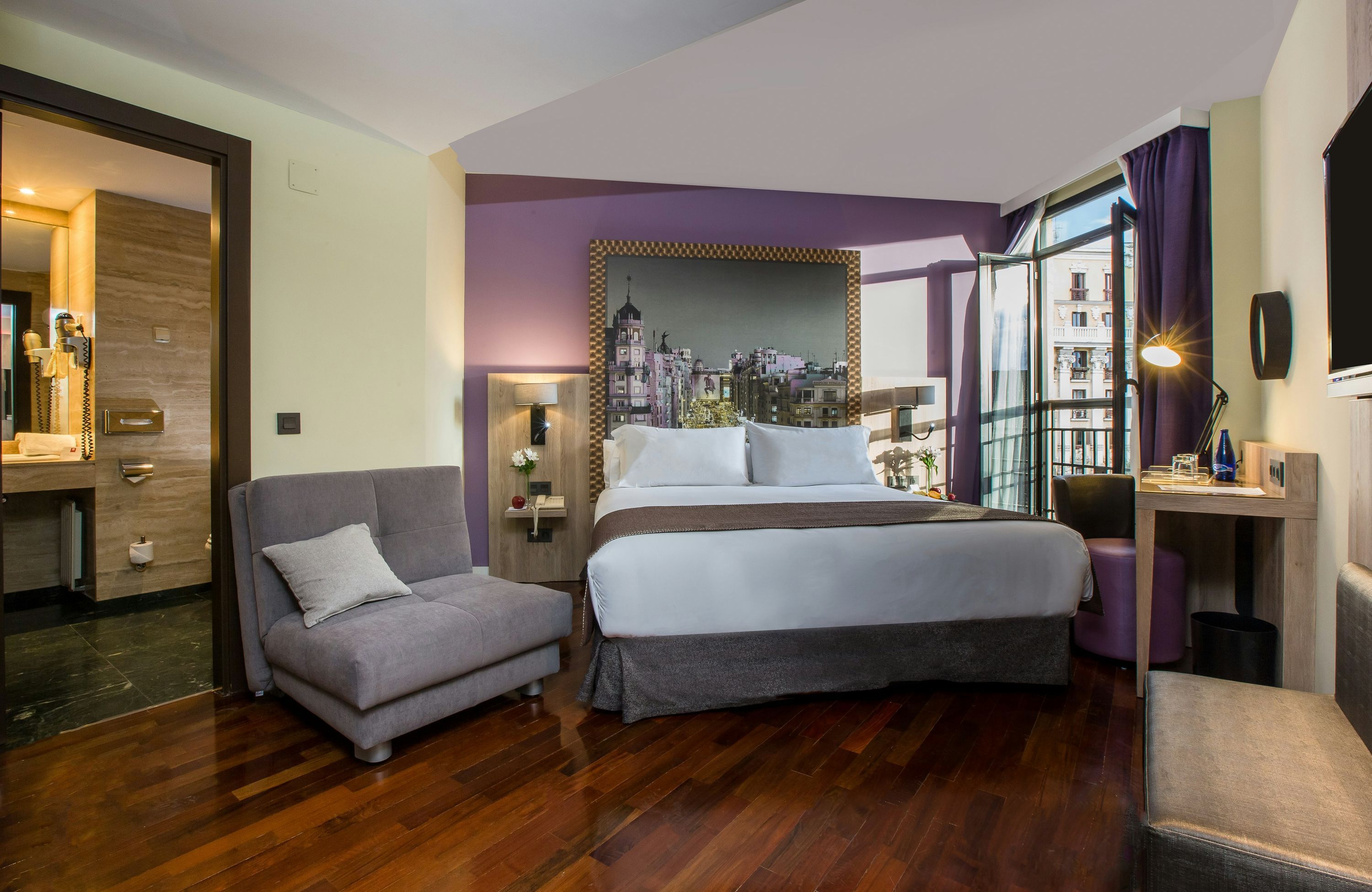 Leonardo Hotel Madrid City Center - Madryt - Sypialnia