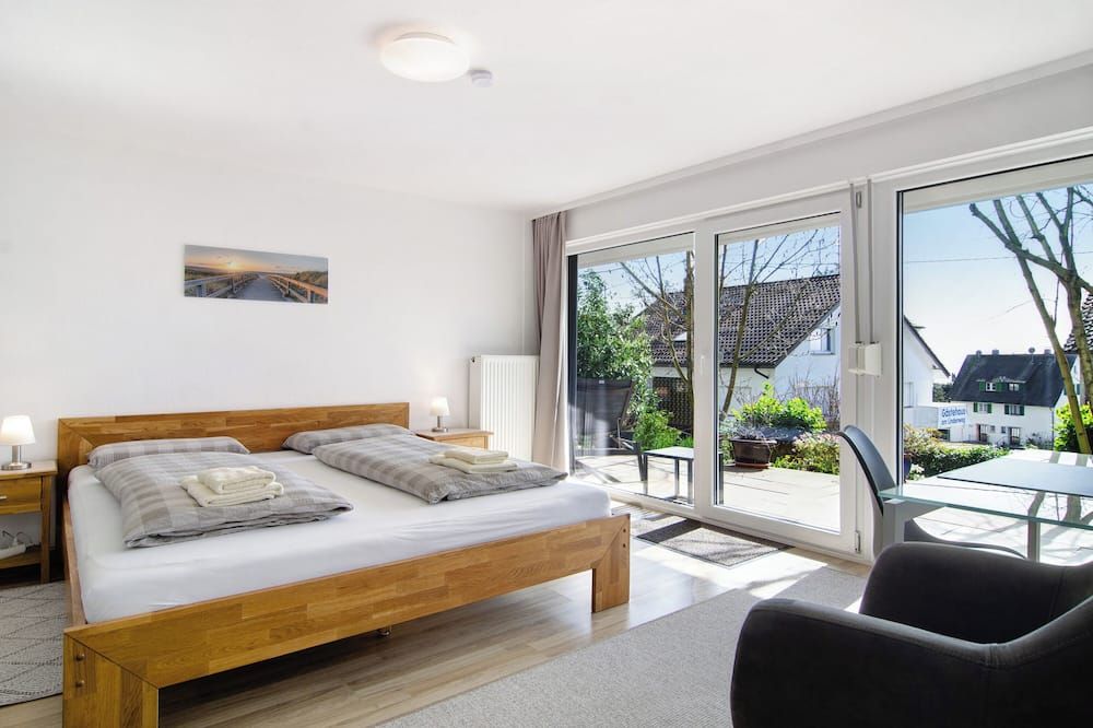 Fewo Gartenterrasse - ميرسبورغ - غرفة نوم