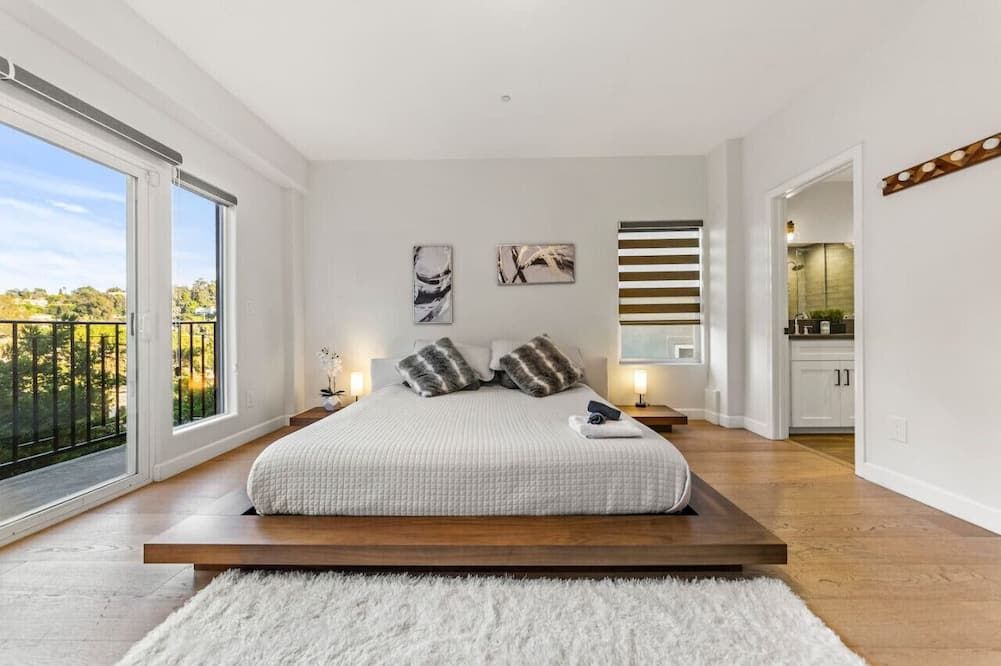 Luxurious 4BR in prime LA location with great view - לוס אנג'לס - חדר שינה