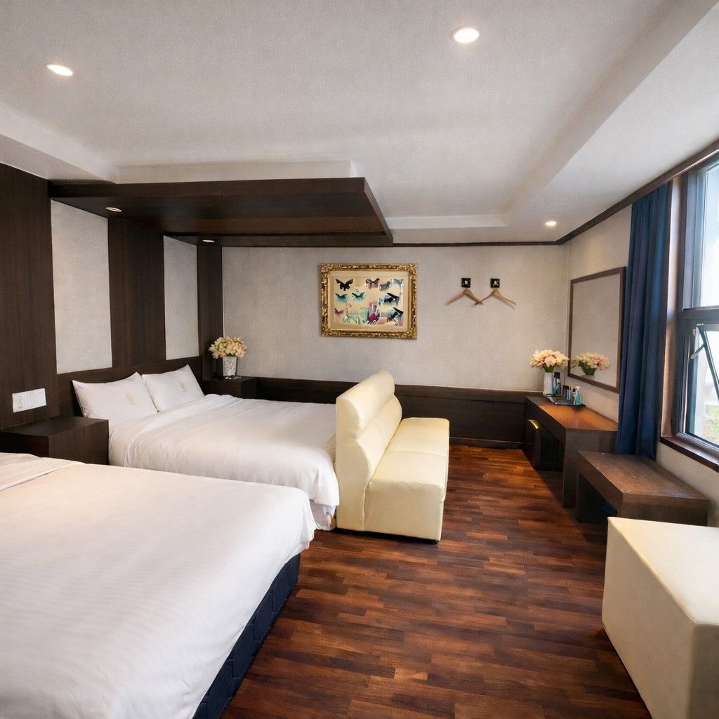 Hotel Busan Station 102  - פוסן - חדר שינה