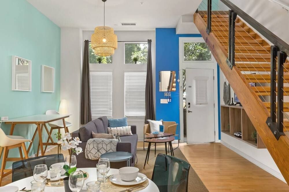 Trifecta City Loft Uptown Clt Superhost - שרלוט - סלון