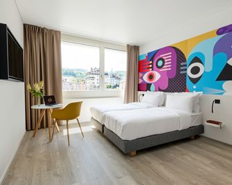B&B HOTEL St Gallen - Sankt Gallen - Schlafzimmer
