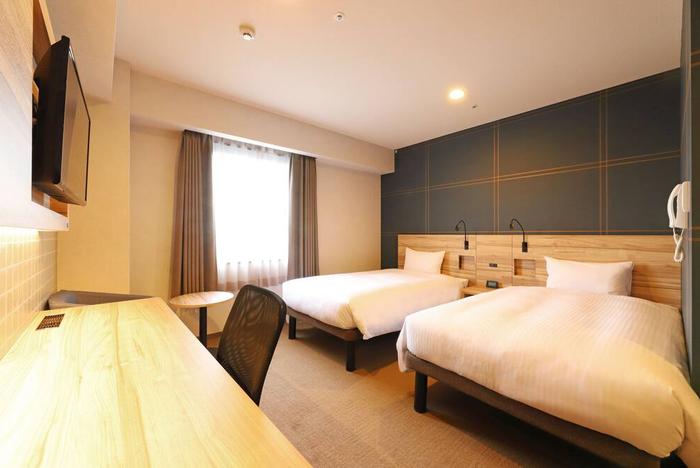 藤沢市, 日本にあるスマイルホテル湘南藤沢の寝室。画像提供：Expedia