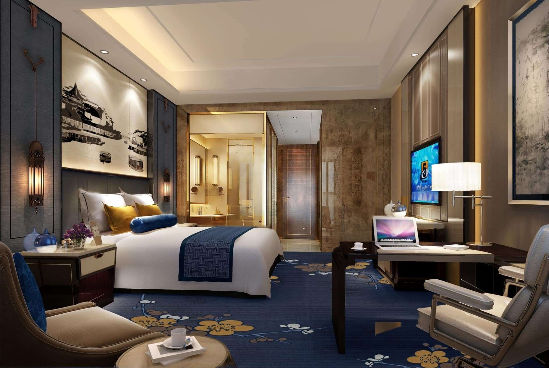 Wyndham Grand Taixing Downtown - טאיג'ואו - חדר שינה