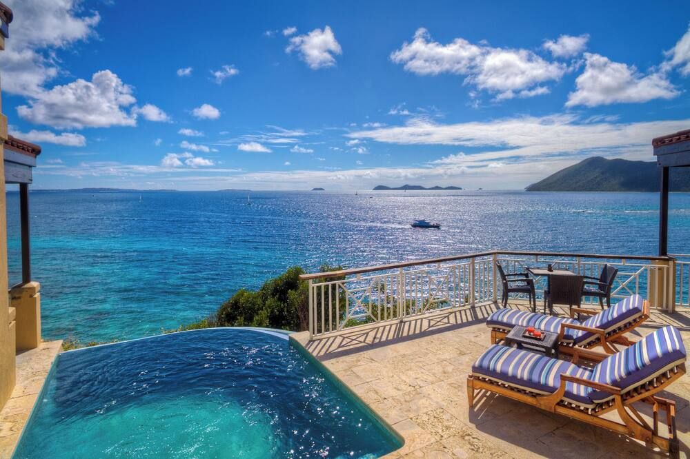 Luxury Bvi Hillside Villa With Spa Perks Near Beaches & Reef Tours - Scrub Island - Balkon