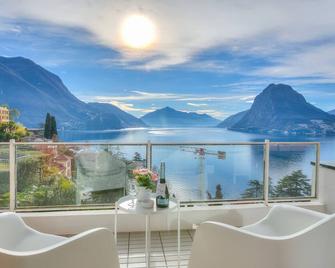 Honeymoon with Stunning View - Happy Rentals - Lugano - Varanda