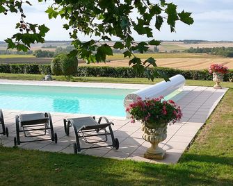 Gîte de Charme en Touraine + Heated swimming pool with view ! Pleine Nature ! 5 pers. - Loches - Piscina