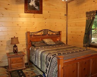 Hemlock Hideaway Cabin with waterfalls, walking trails - Dansville - Bedroom