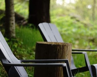 Charming 2-bedroom cabin in delightful Huntsville with WiFi, AC - Huntsville - Patio