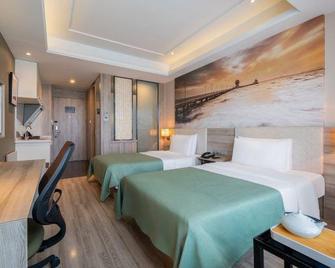 Manting Light Residence Hotel, Yantai International Expo Center - Yantai - Schlafzimmer