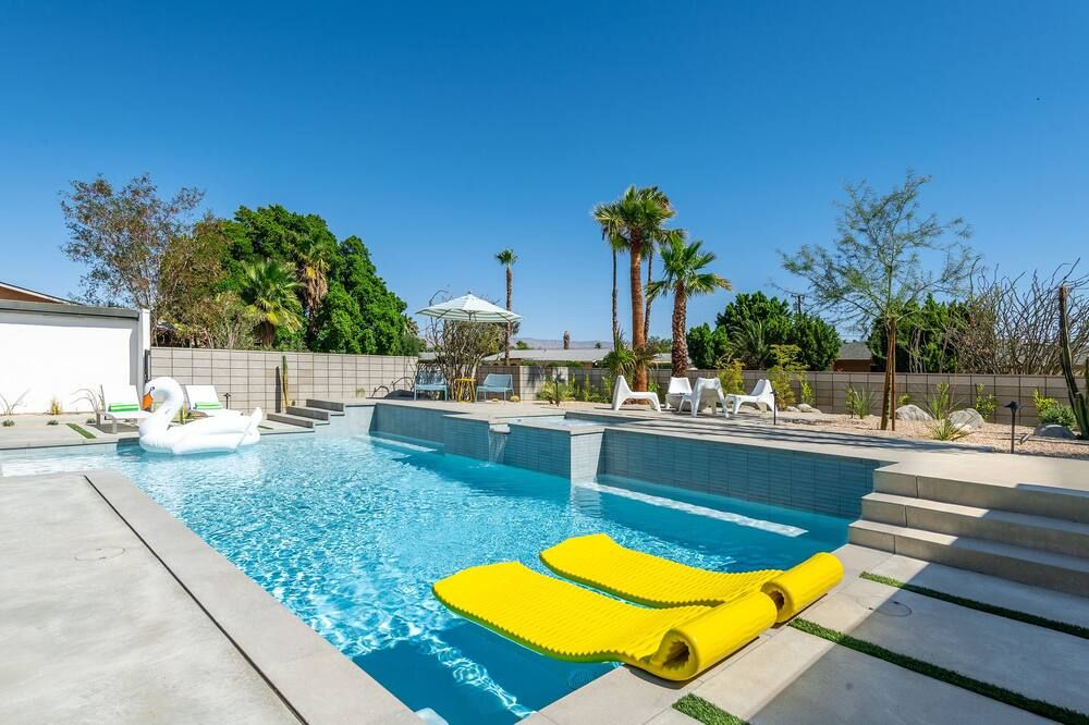 Boojum Ranch! Midcentury! 2 King Masters! Pool! Spa! Firepit! Mt Views! - Palm Springs - Piscina