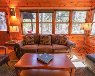 Trailside Retreat 2 bedroom cabin - dogs welcome - Mazama - Living room