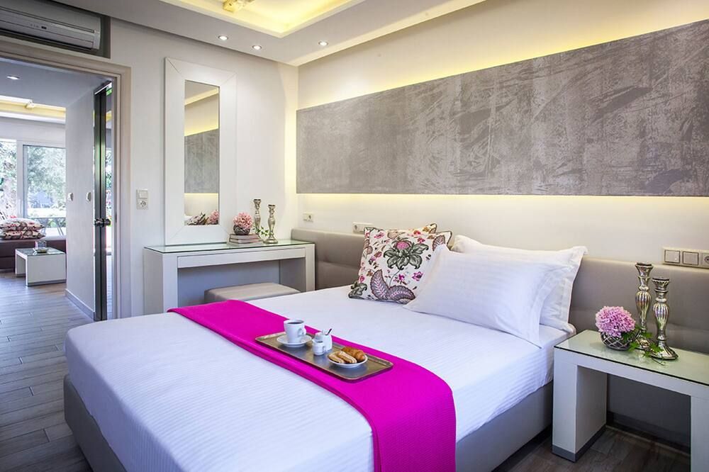 Luxury Villa Fotini - Thasos - חדר שינה