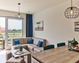Apartment close to the Zeebrugge harbour - Brujas - Sala de estar