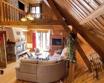 Authentique chalet vue sur le lac et les pistes - Besse-et-Saint-Anastaise - Salon